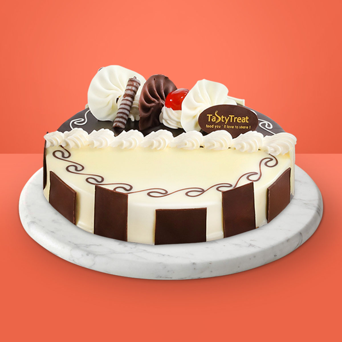 Choco Vanilla Cake